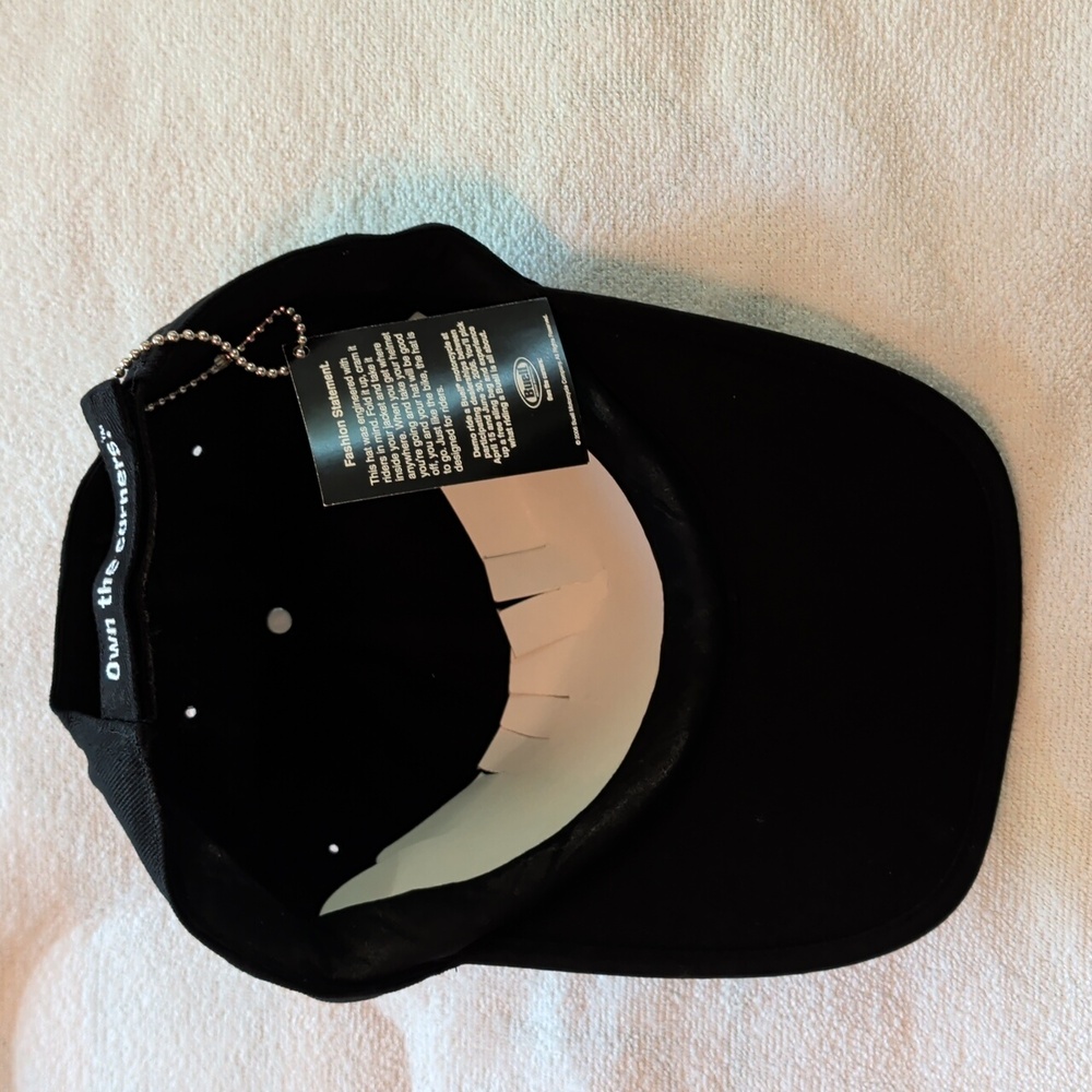 Buell Black Foldable Brim Cap - Men Accessories - Picture 7 of 8